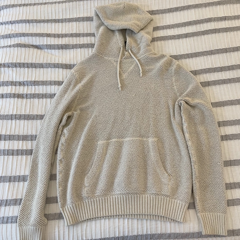 Abercrombie & Fitch Textured Knit Hoodie